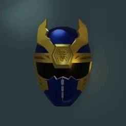 Power Ranger Ninja Storm Blue Navy Helmet Cosplay
