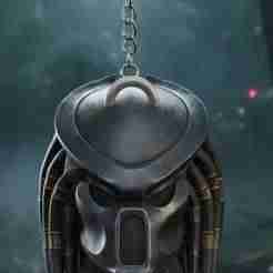 Predator Helmet Keychain - Yautja Hunter Bio Mask - Predator - Ready to Print