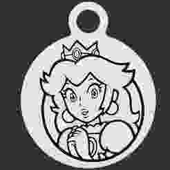 Princess Peach Keyring