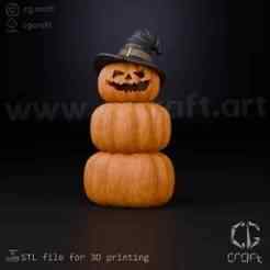 Pumpkin Snowman (2 versions)