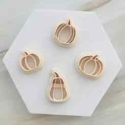 Pumpkins Set Polymer Clay Cutters
