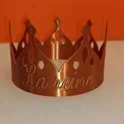 Queen wreath without stand epiphany evjf birthday