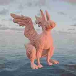 Rabbit winged model