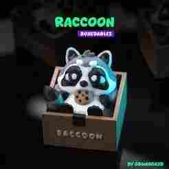 Raccoon - Boxedables [Original Art]