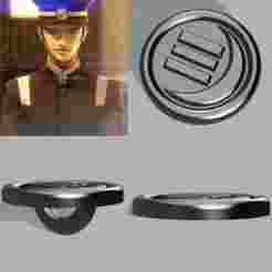 Raidou Kuzunoha Hat & Button Cosplay Set (Shin Megami Tensei Devil Summoner)
