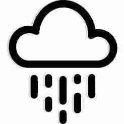 Rainy cloud 1 - 2D/3D Wall Art STL+SVG For CNC Router, Plasma, Waterjet, Laser & 3D Printer
