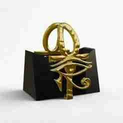 "Ra's Radiance: Handmade Egyptian Symbol Bag – Ancient Power Meets Modern Style"