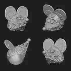 RAT FINK MASK STL FILE | RAT FINK MASK DIGITAL FILE
