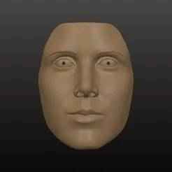Realistic Female Face Mask