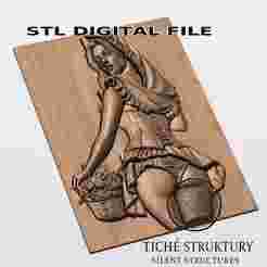 Red Riding Hood – Fantasy Pin-Up – 3D STL Model