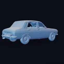 Renault 12 Gordini – Easy Print STL, 1971 French Performance Sedan