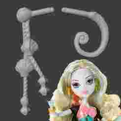 Replacement Earrings for Lagoona Blue Picture Day Monster High Doll