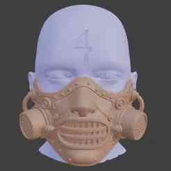 Retro Future Face Mask