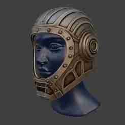 Retro Future Flight Helmet