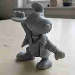 Retro Snoopy Dancer PVC Toy 3D Printable Figurine (1980s Style Collectible)