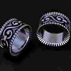 Ring With Patterns 3D Model