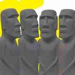 Rock Man Monument STL – Stone Warrior Statue 3D Model | Fantasy Sculpture