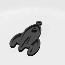 Rocket key ring