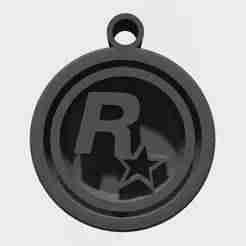 Rockstar keychain