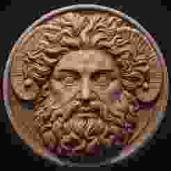 Roman Greek Zeus relief