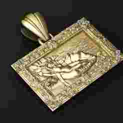 Romantic Frame Pendant – 3D Printable Jewelry Model