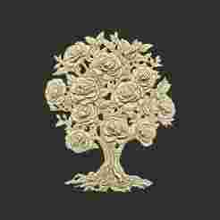 rose tree life old immortal royal culture idea floral