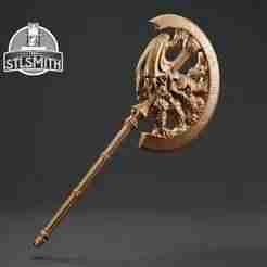 Rosus's Axe Elden Ring Life Size Prop STL