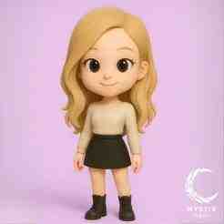 Rosé Blackpink chibi 3D style – Collectible figure ready to print