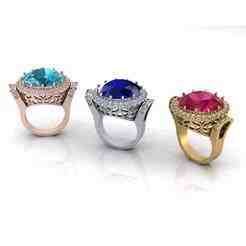 round halo jewelry ring