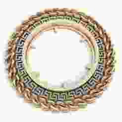 Round Medallion Base | Customizable Jewelry Design