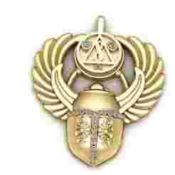Royal Gold Helmet Pendant