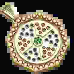 Royal Mandala Gem Pendant