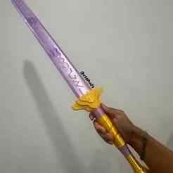 Rumi's Sword | Kpop Demon Hunters Prop Weapon | Hourglass Press-fit Joints