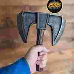 Rusty Axe - Double Bladed Cosplay / Prop