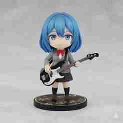 Ryo Yamada - girl playing bass guitar - bocchi the rock (anime)