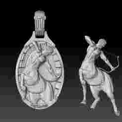 Sagittarius Zodiac Pendant