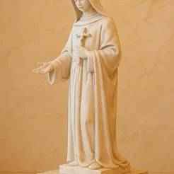 🕊️ Saint Clare of Assisi - Exclusive 3D Model (Free for 10 Hours)