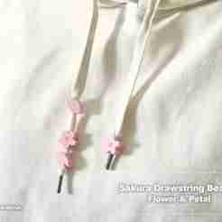 Sakura Drawstring Beads – Flower & Petal