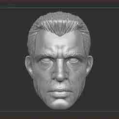 Sandman Spiderman 3 head sculpture for articulated action figures