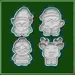 Santa’s Family Christmas Cookie Cutter Kit