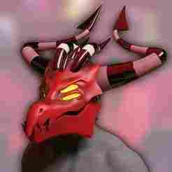 Satan mask Helluva Boss