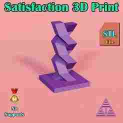 Satisfaction Geometry – 3D Printable Love Gift | Support-Free Model