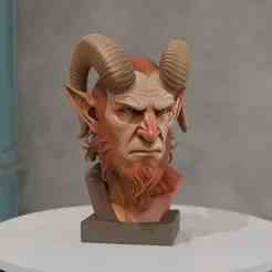 satyr bust