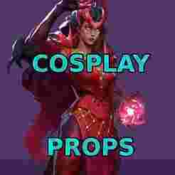 Scarlet Witch, Elizabeth Olsen Wanda Maximoff  Emporium Matron  Costume Marvel Rivals Full armor and weapon and props Cosplay Kit , kitbash  all in one
