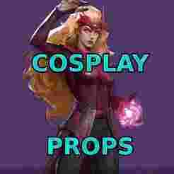 Scarlet Witch, Elizabeth Olsen Wanda Maximoff Mcu Multiverse of madness  Costume Marvel Rivals Full armor and weapon and props Cosplay Kit , kitbash  all in one