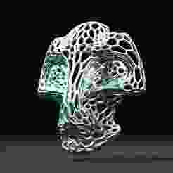 Scary mask Voronoi