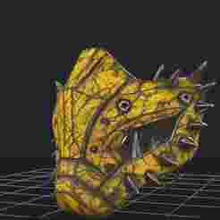 Scorpion Spiked Mask, Alternate Scorpion Mask