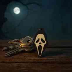 scream keychain