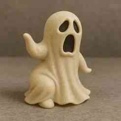 Screaming Twerking Ghost STL – Funny Halloween Figurine for 3D Printing