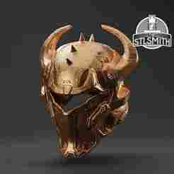 Sentinel Combat Helmet Doom Life Size Prop STL